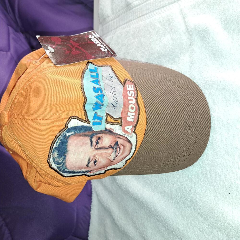 Disney Park Classic Collection Walt Disney It Was All Started by a Mouse Ballcap